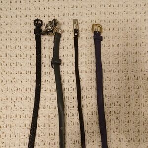 Set of Four Stylish Belts